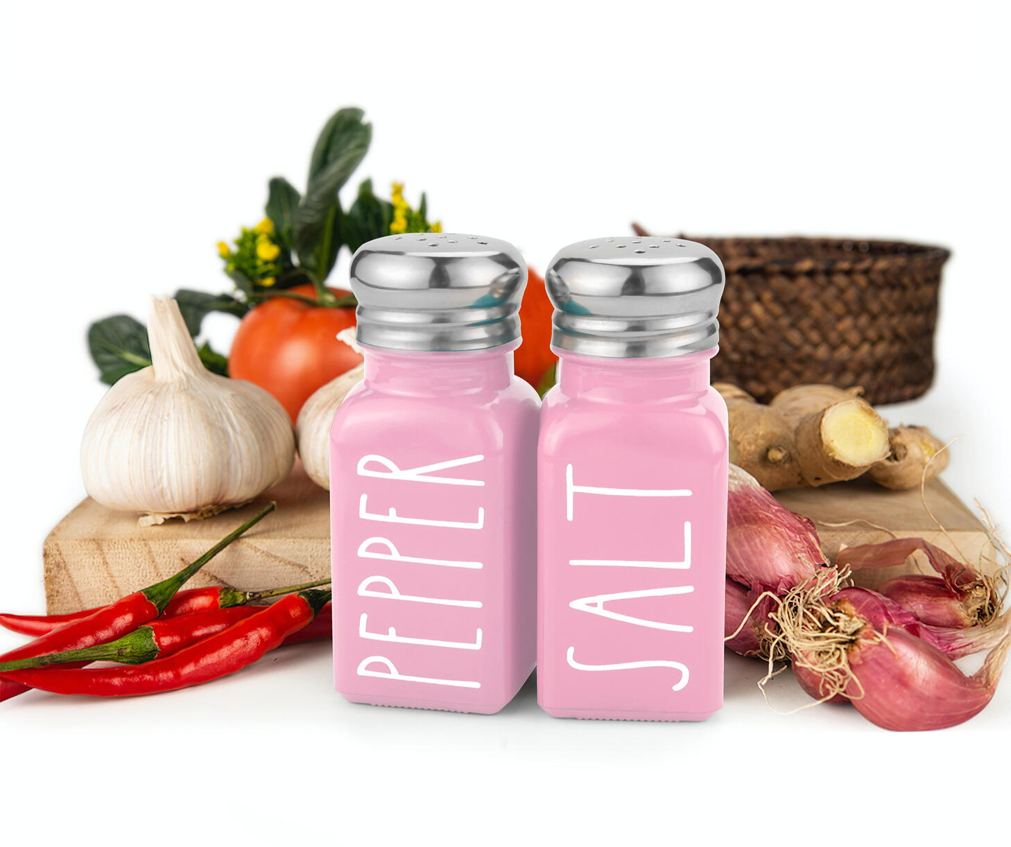 Salt & Pepper Shakers (Pretty in Pink) Salt & Pepper Shakers (Pretty in Pink)